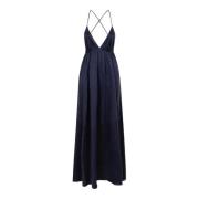 Navy Blue Slip Jurk Zimmermann , Blue , Dames