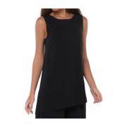 Asymmetrische Blouse Kaos , Black , Dames