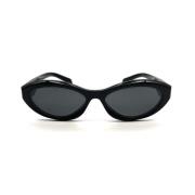 Zwarte zonnebril dames accessoires Aw23 Prada , Black , Dames