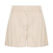 Geborduurde Shorts in Lichtgewicht Viscose Stella McCartney , Beige , ...