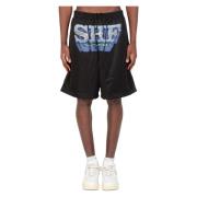 Mesh Shorts voor Actieve Levensstijl SKY High Farm , Black , Heren