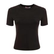 Zwarte T-shirts en Polos Chiara Ferragni Collection , Black , Dames