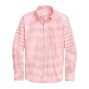 Rode Sport Vrijdag Shirt met Polo Button Down Kraag Brooks Brothers , ...