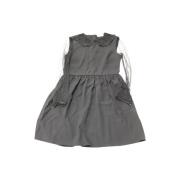 Fabric dresses Valentino , Gray , Dames