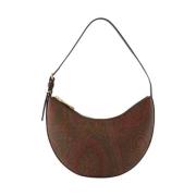 Leather shoulder-bags Etro , Brown , Dames