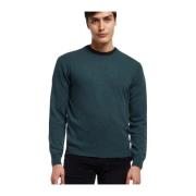 Wol en Cashmere Crew-Neck Sweater Brooks Brothers , Green , Heren