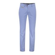 Katoenen Chino Broek Lichtblauw Gardeur , Blue , Heren