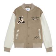 Wes Varsity Jacket Axel Arigato , Brown , Heren