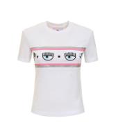 Witte T-shirts en Polos Chiara Ferragni Collection , White , Dames