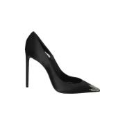 Fabric heels Saint Laurent , Black , Dames