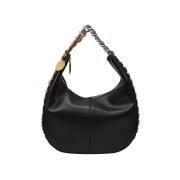 Leather handbags Stella McCartney , Black , Dames