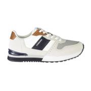 Witte Polyester Sneakers voor Mannen Carrera , Multicolor , Heren