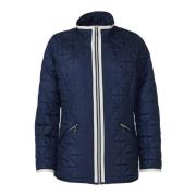 Gewatteerde Ghita Jas Navy Danwear , Blue , Dames