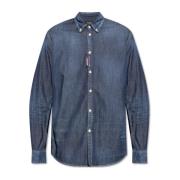 Denim overhemd Dsquared2 , Blue , Heren