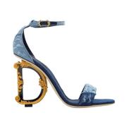 Sandalen met hak Dolce & Gabbana , Blue , Dames