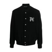 Bomber Jackets Palm Angels , Black , Heren