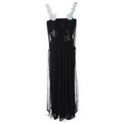 Pre-owned Tulle dresses Armani Pre-owned , Black , Dames