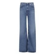 Baggy Wide Leg Boot Cut Jeans Citizens of Humanity , Blue , Dames