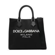 Klassieke Zwarte Shopper Dolce & Gabbana , Black , Heren