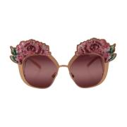 Gouden Zonnebril Ss22 UV-bescherming Dolce & Gabbana , Multicolor , Da...