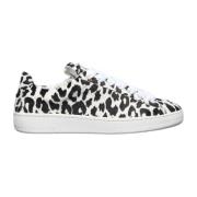 Koe Print Lage Sneakers Lanvin , Multicolor , Heren