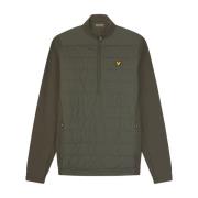 Gewatteerde Zip Midlayer Lyle & Scott , Green , Heren