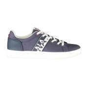 Blauwe Polyester Sneaker Vetersluiting Napapijri , Blue , Heren