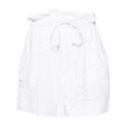 Witte Hidea Shorts Isabel Marant , White , Dames