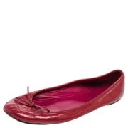 Pre-owned Leather flats Gucci Vintage , Purple , Dames