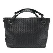 Pre-owned Leather totes Bottega Veneta Vintage , Black , Dames