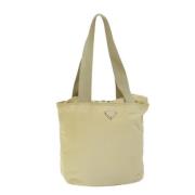 Pre-owned Fabric prada-bags Prada Vintage , Beige , Dames