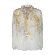 Bloemenprint blouse Zimmermann , Multicolor , Dames