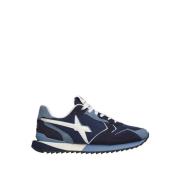 Blauwe Sneakers Navy-Celeste Unisex Stijl W6Yz , Multicolor , Heren