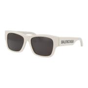 Stijlvolle zonnebril met Bb0262Sa model Balenciaga , White , Unisex