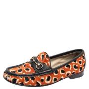 Pre-owned Leather flats Gucci Vintage , Multicolor , Dames
