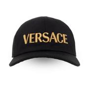 Baseball cap Versace , Black , Heren
