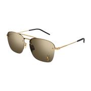 Women`s Accessories Sunglasses Brown Ss26 Saint Laurent , Yellow , Dam...