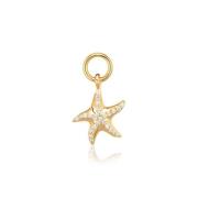 Zeester Hoop Charm Hanger Goud Sif Jakobs Jewellery , Yellow , Dames