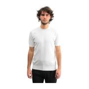 Wit Crew Neck T-shirt Paolo Pecora , White , Heren