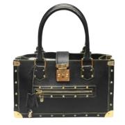 Pre-owned Leather louis-vuitton-bags Louis Vuitton Vintage , Black , D...