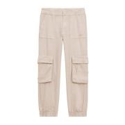Tapered Trousers Guess , Beige , Dames