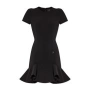 Jurk met logo Dsquared2 , Black , Dames