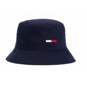 Hoed- TJM Flag Bucket HAT Tommy Jeans , Blue , Heren