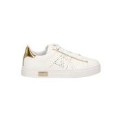 Witte Veterschoenen Ss22 Armani Exchange , White , Dames