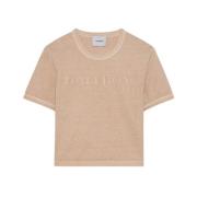 Warm Sand Baby Tee Halfboy , Beige , Dames