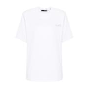 Stijlvolle Boxy T-shirt voor vrouwen Rotate Birger Christensen , White...