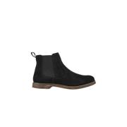 Suede Chelsea Boot Klassieke Silhouet Sneaky Steve , Black , Heren