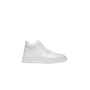 Casual hoge top leren sneaker Sneaky Steve , White , Unisex