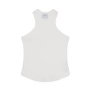 America Optic White Tank Top Halfboy , White , Dames