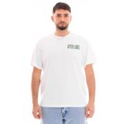 Heren T-shirt Klassieke Stijl Afterlabel , White , Heren